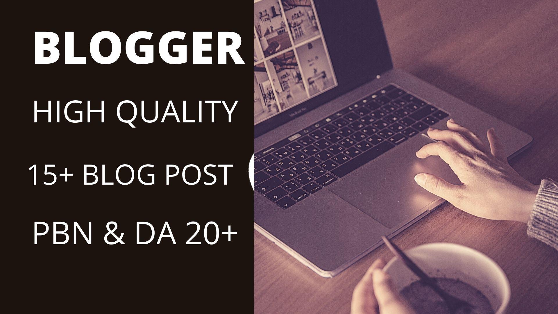 30 PBN Post word press and blogger high DA to rank you websites 