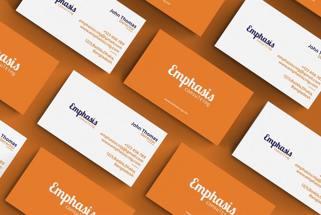 We will create two side modern unique luxurious business card for you