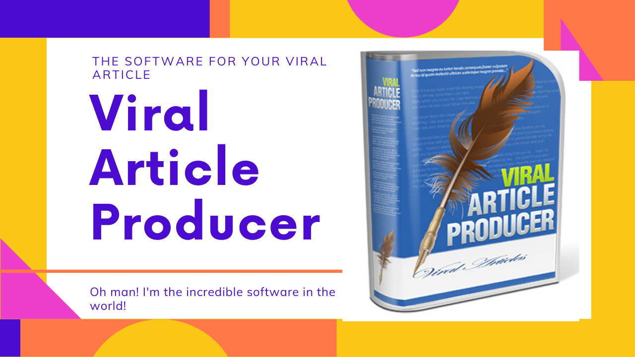 Viral Article Producer For your website or blogs