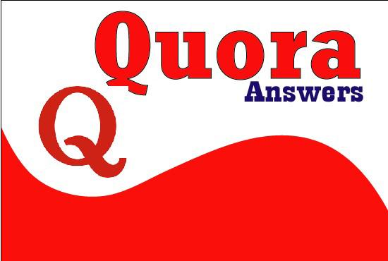 I will promote your website by High Quality 5 Quora Answers 