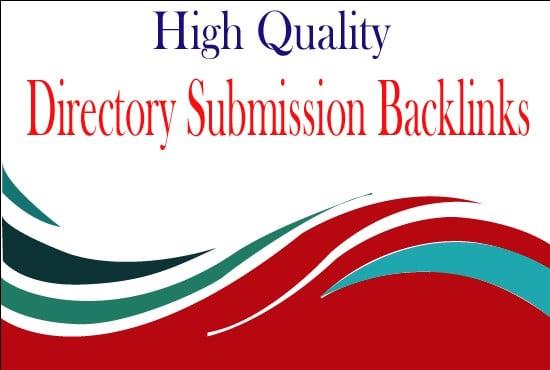 I will do manually 100 High Quality directory submission 