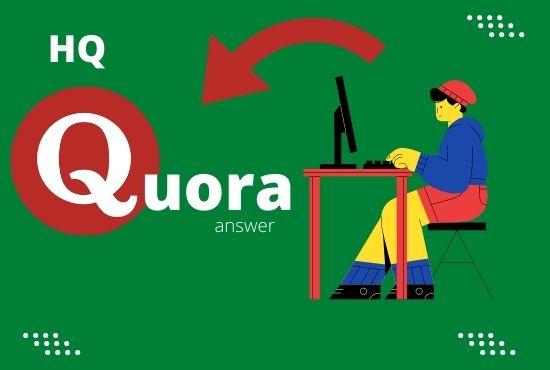 I will promote your website by High Quality 20 Quora Answers 