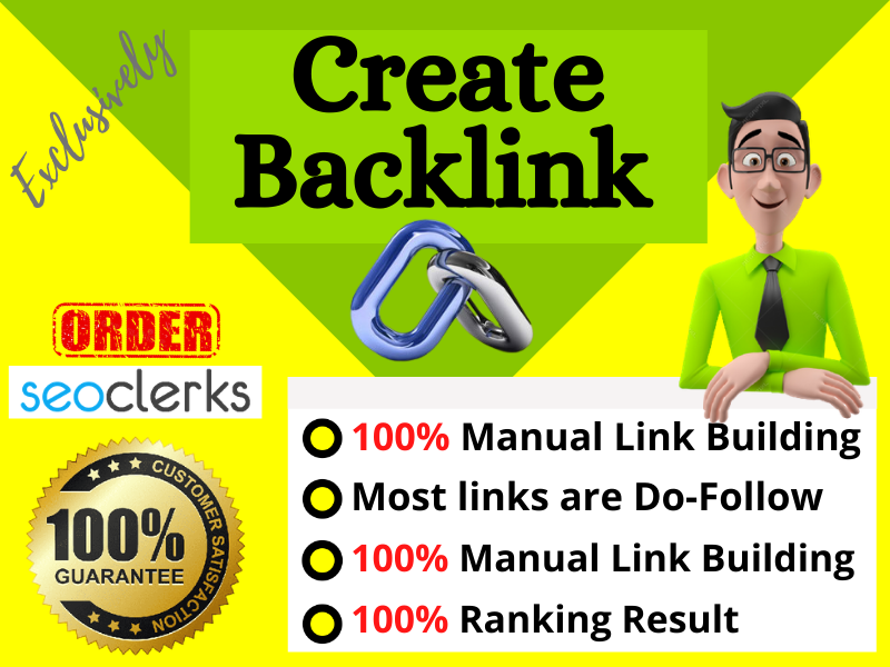 Create 100 professional backlink for your website or blog 