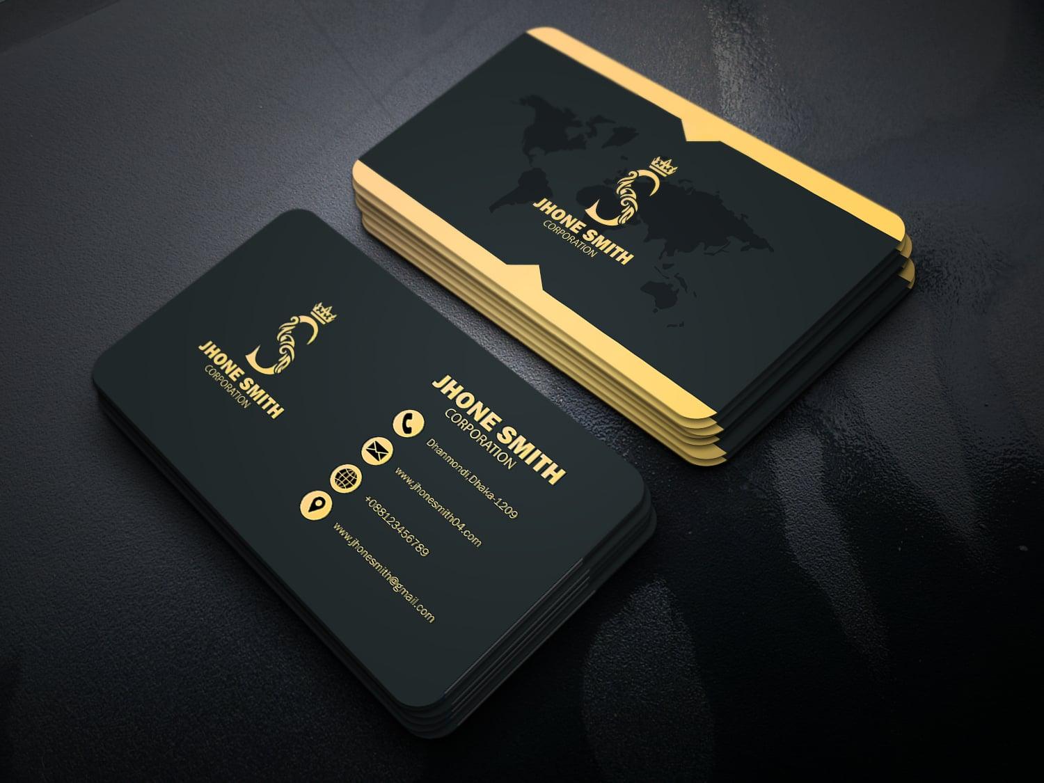 I will design luxury and unique business card 