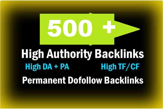 I will do 500 SEO backlinks white manual link building service for google ranking