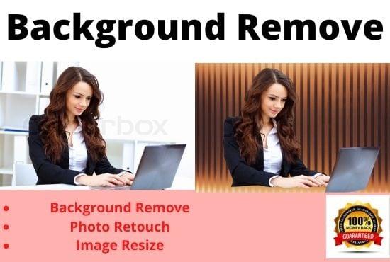 I will professionally remove 100 Image background 