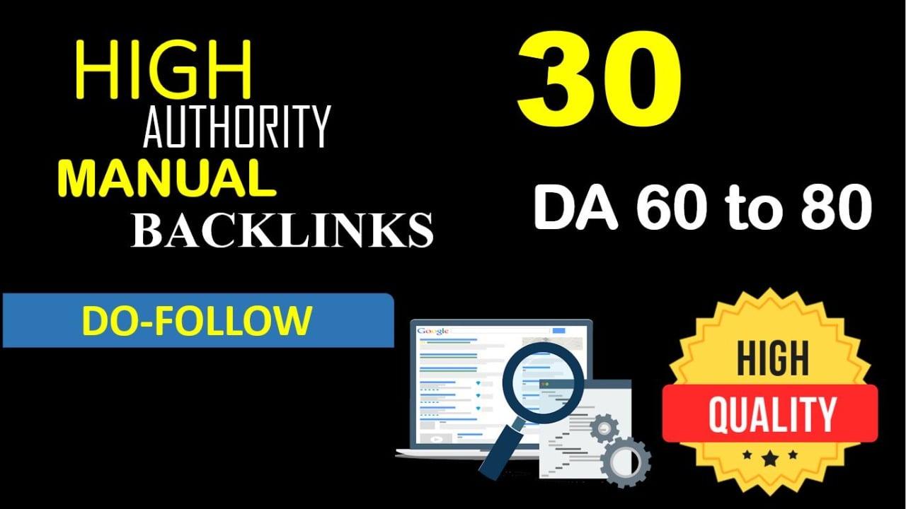 I will build high quality dofollow manual backlinks blog comments