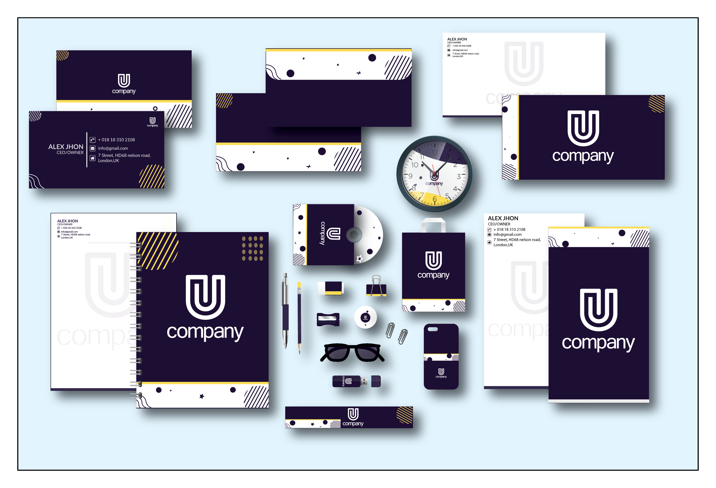 I Will design professional business card and stationery.