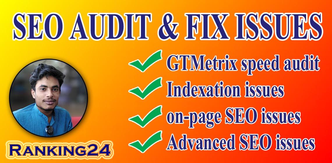 I will do website SEO audit with screaming frog and fix issues