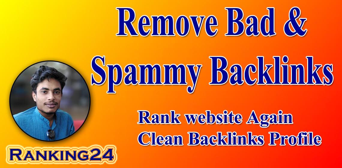 I will do bad backlinks SEO report and disavow toxic links