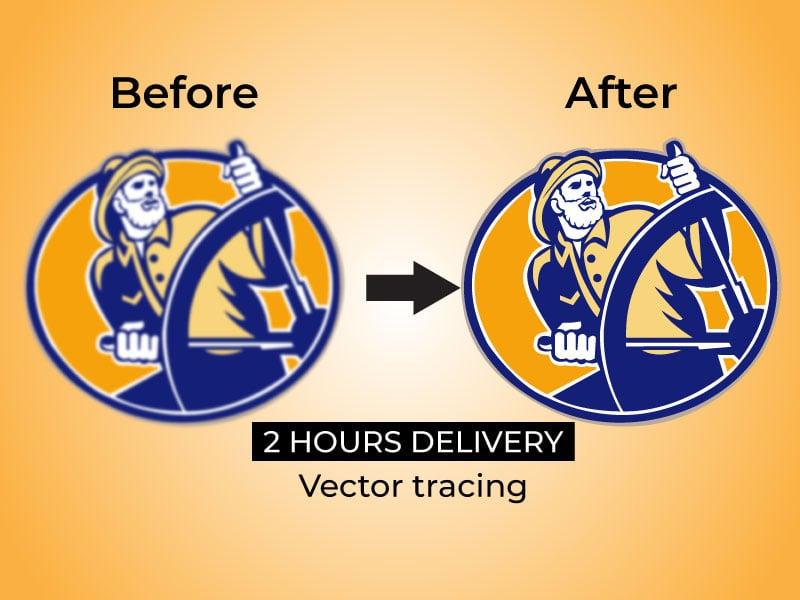 I will vector tracing, redraw ,recreate logo ,image , vectorise perfectly.