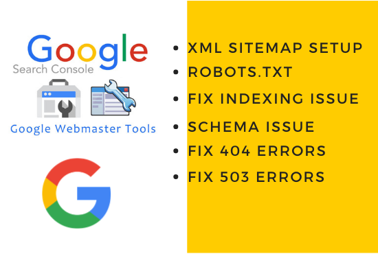 google search console and fix indexing errors