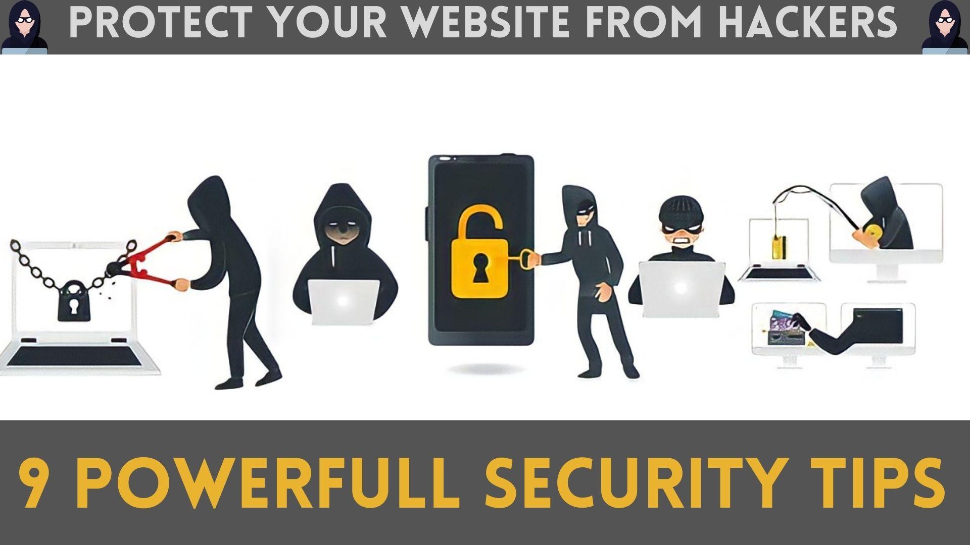 9 security strategy to protect your website from hackers PLR eBook