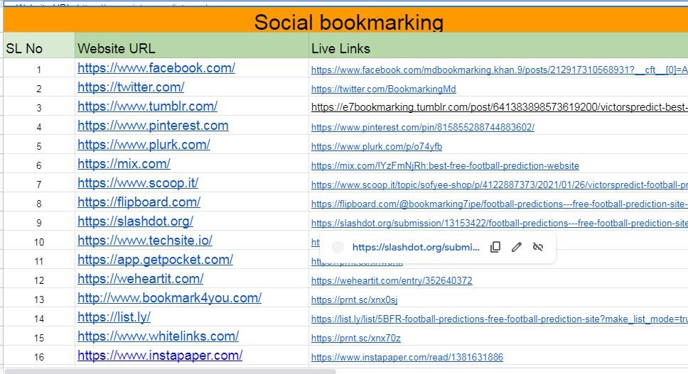 Get 150 Social Bookmarks Manually from authority Bookmarking sites 