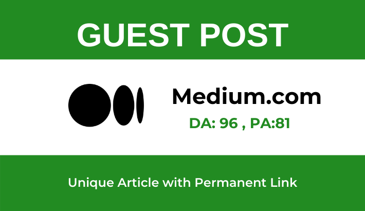 Write and publish high domain authority Guest Post on Medium.com -DA 96