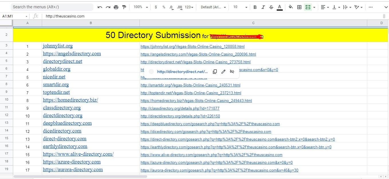 Instant Approve 50 Directory submissions live links Manually from PR web directories