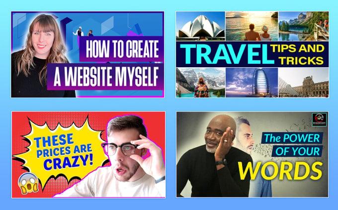 I will create thumbnails.for vdeio 