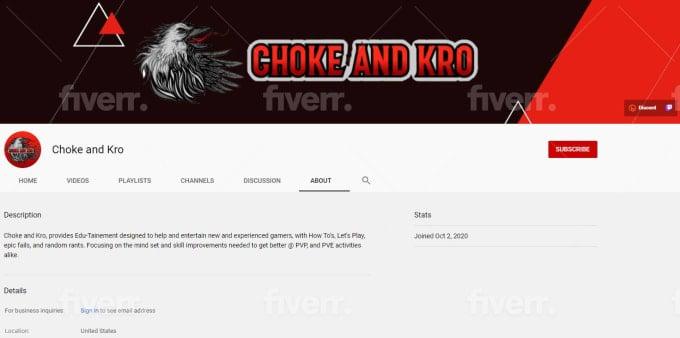 I will create channel art / banner in very lower price