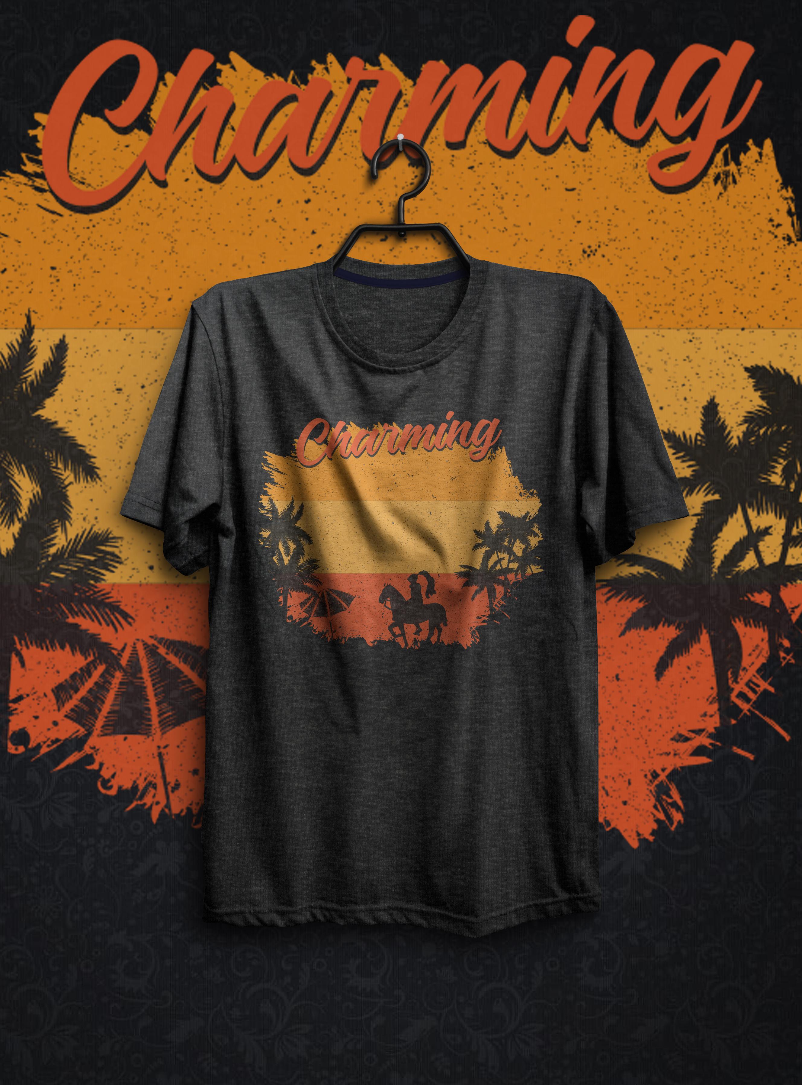 I will create custom and eye catching t-shirt design