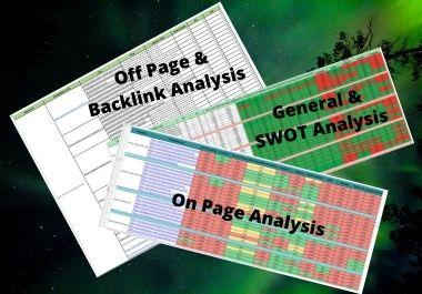 Will do Detailed Competitor Analysis with best Keyword Research