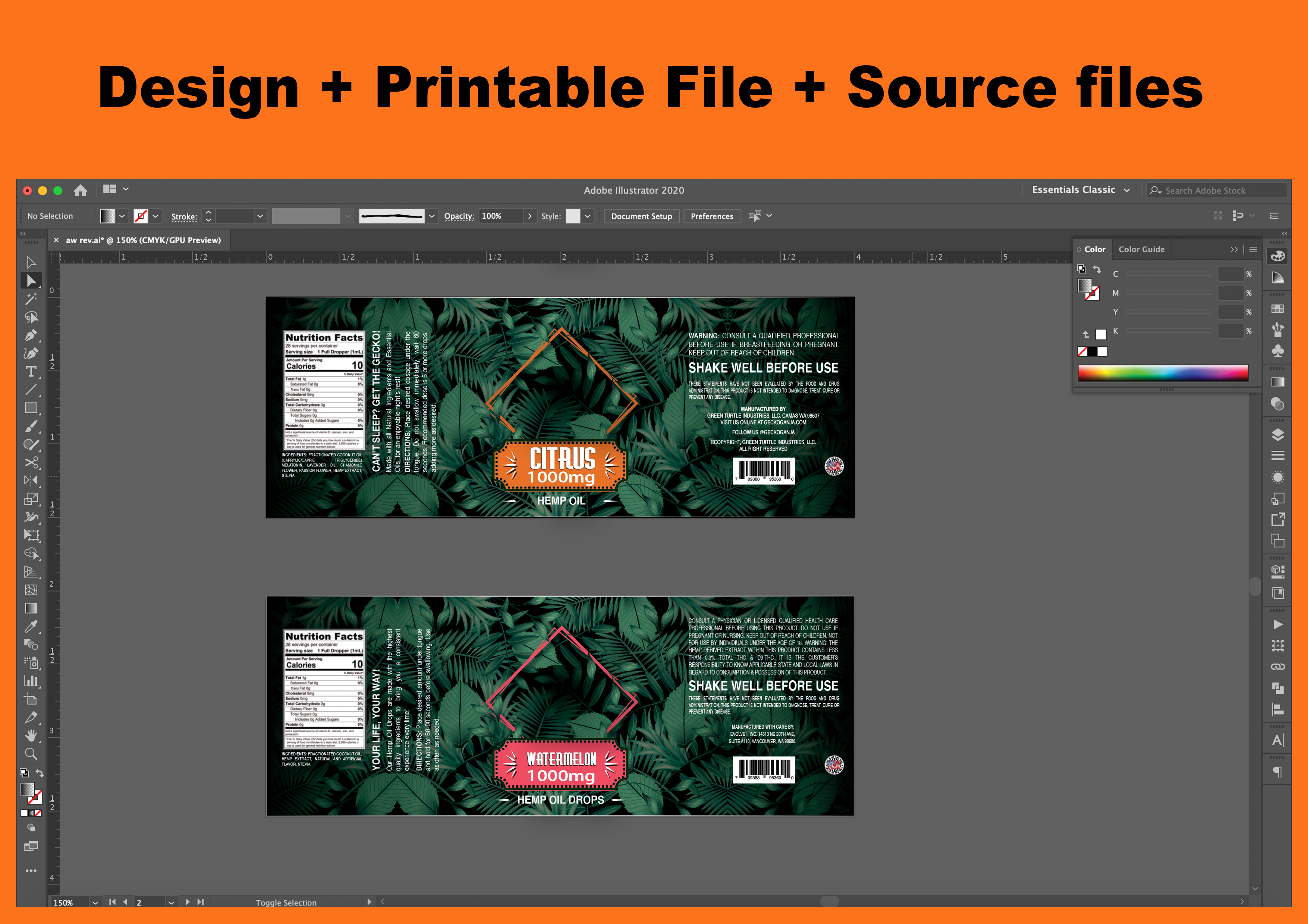 I will design unique product package, product packaging, label design for your brand