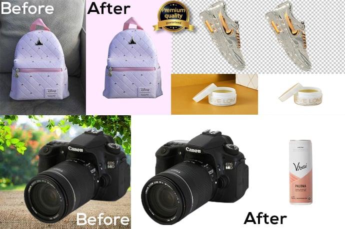I will do background Remove of 3 images