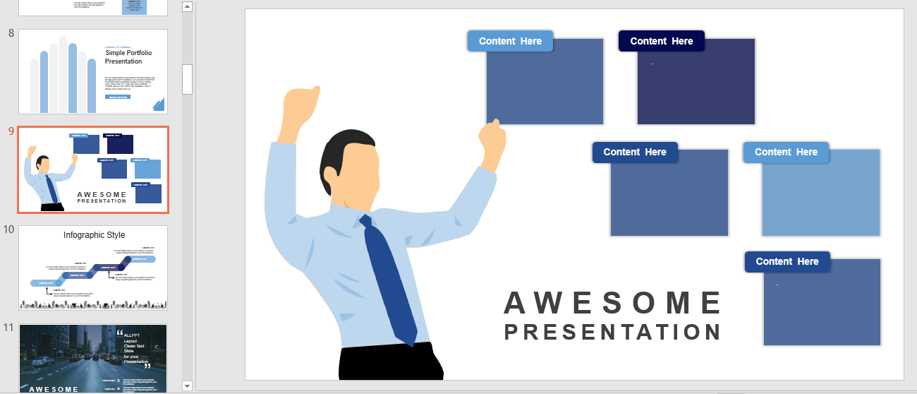 I will Create Your Professional Powerpoint Presentation Slides