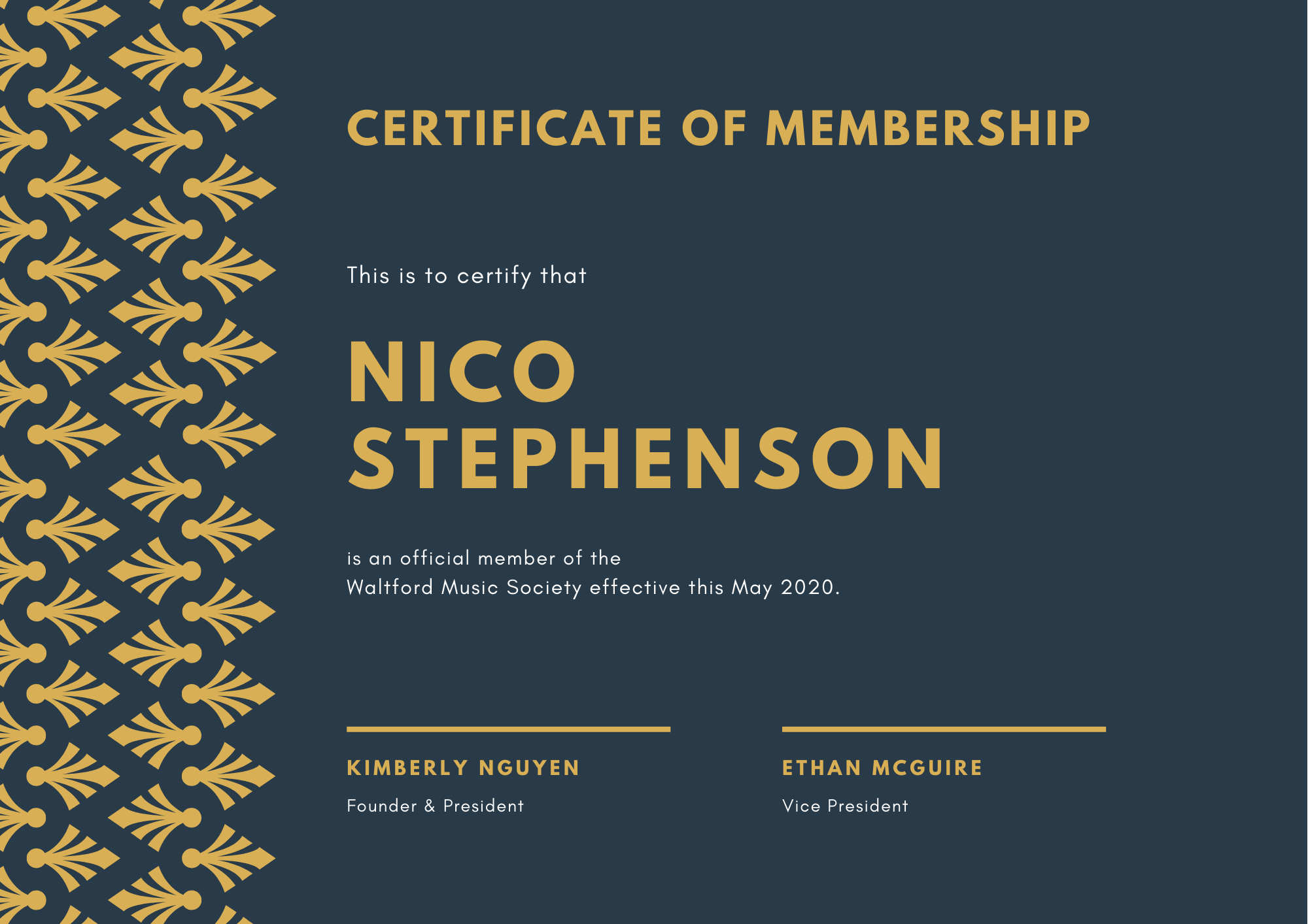 I will Design Professional, Awards, Internship, all types of Certificates for