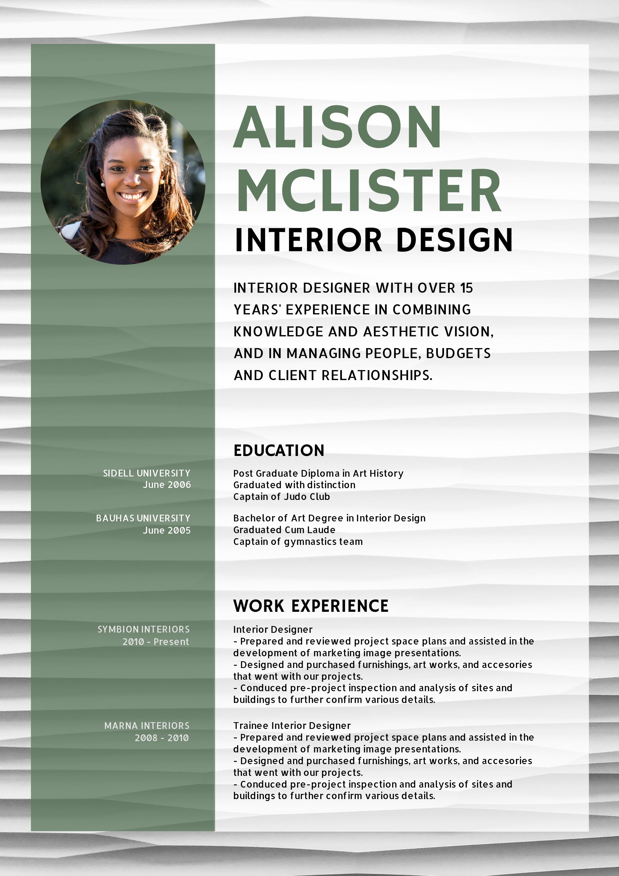 I will Create Your Professional Resume Or CV design
