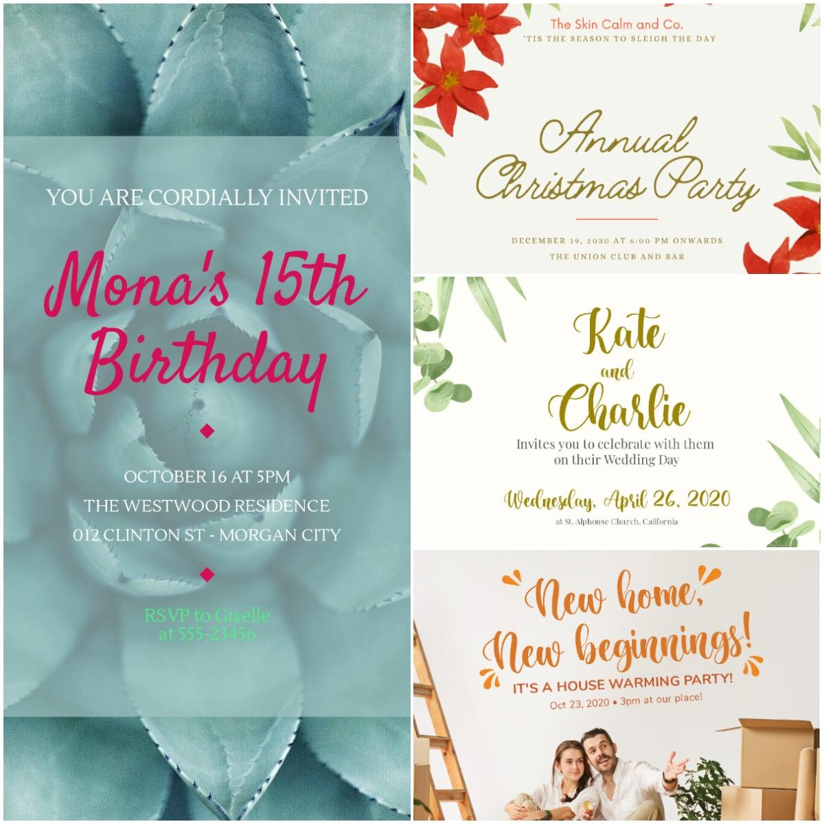 I will Design Your Themed Birthday Card or Any Invitation Cards