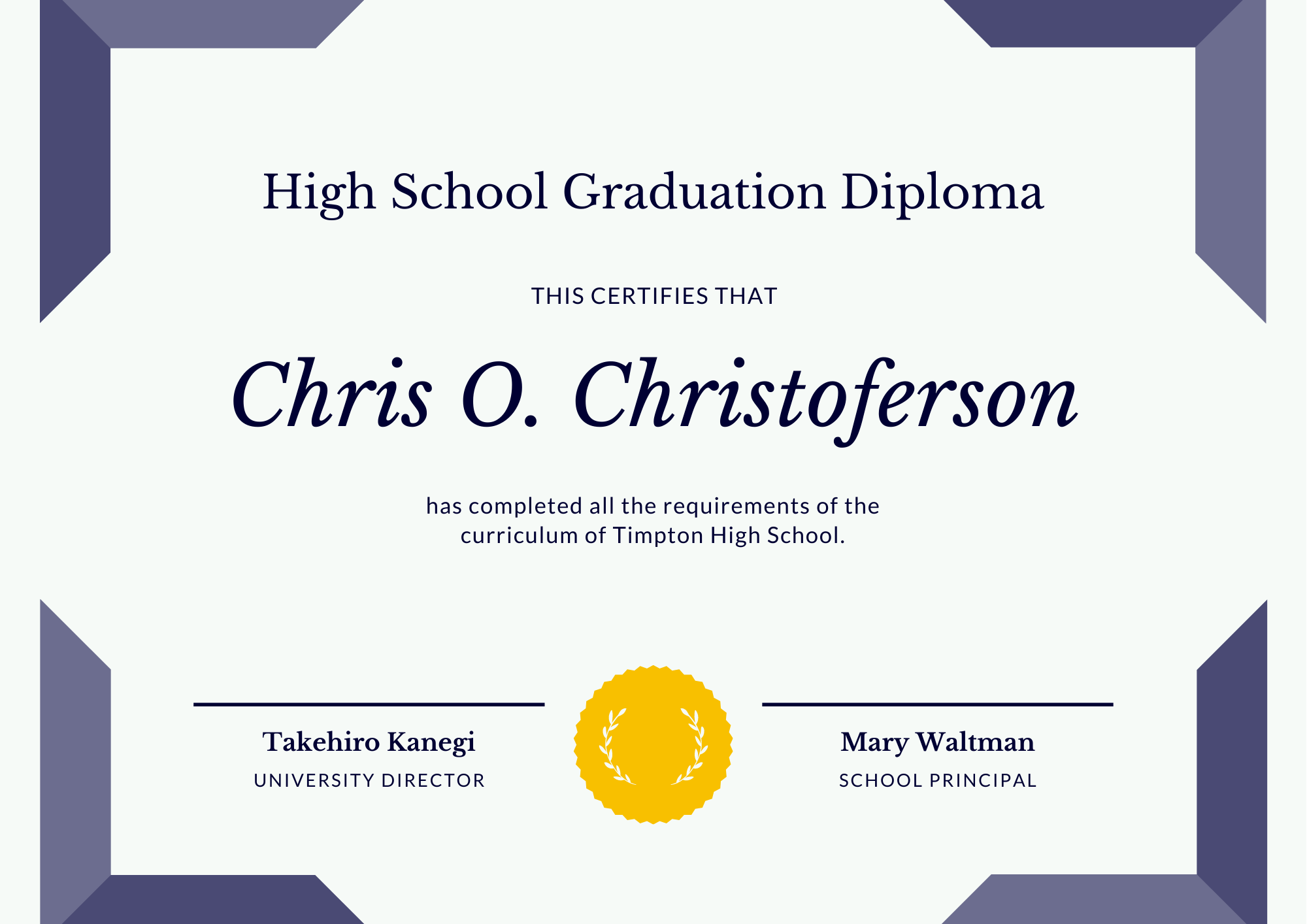 I will Design Professional, Awards, Internship, all types of Certificates for