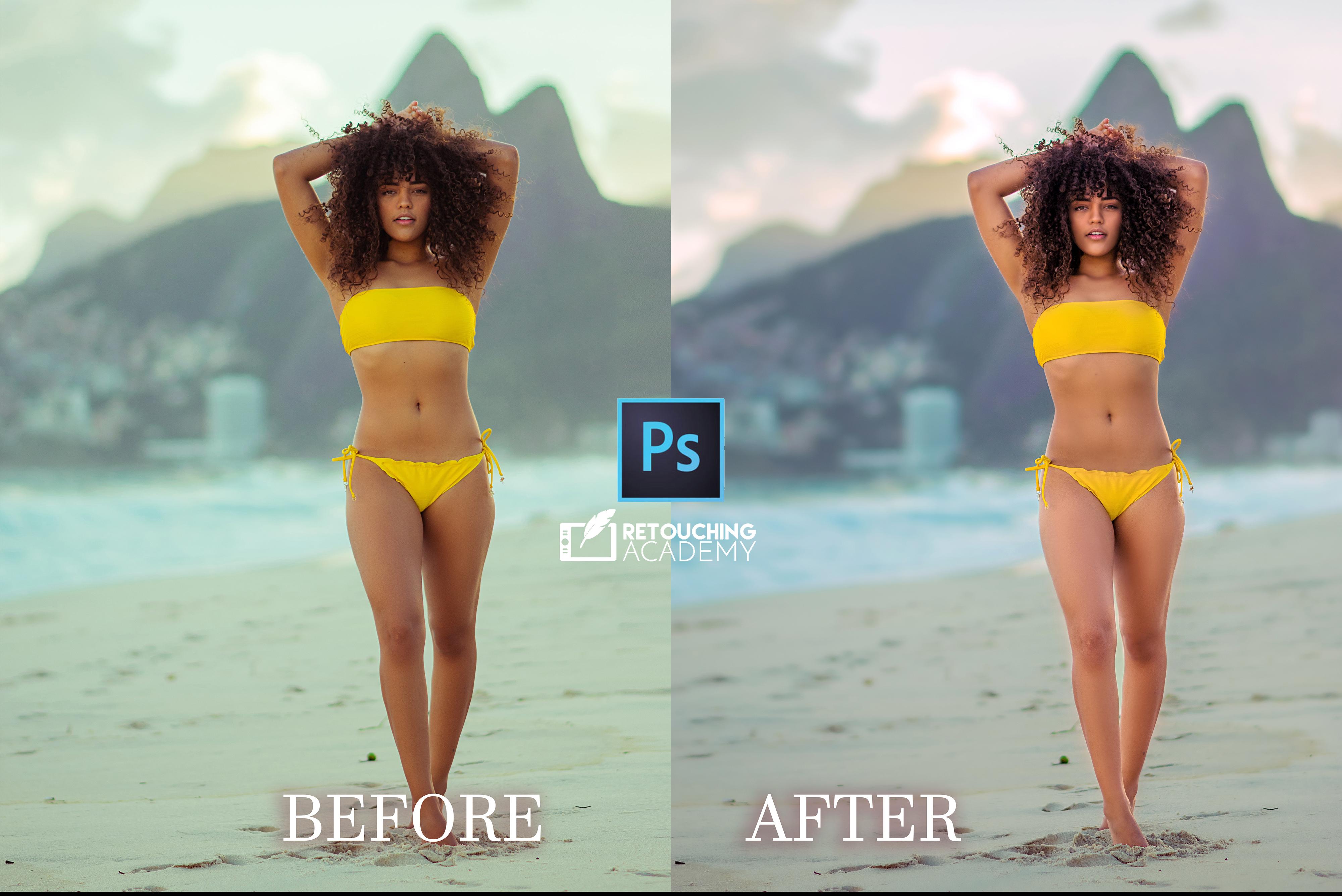 -Skin retouching - Dodge & burn -Color enhancement/correction