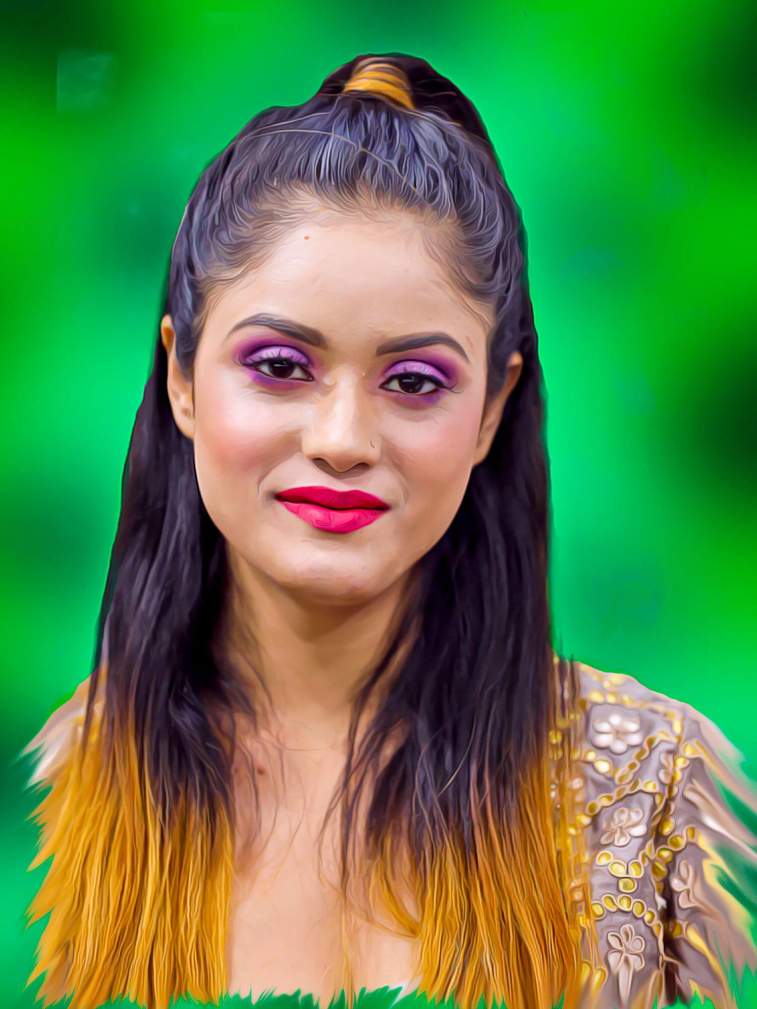 I will draw realistic digital oil painting from your image