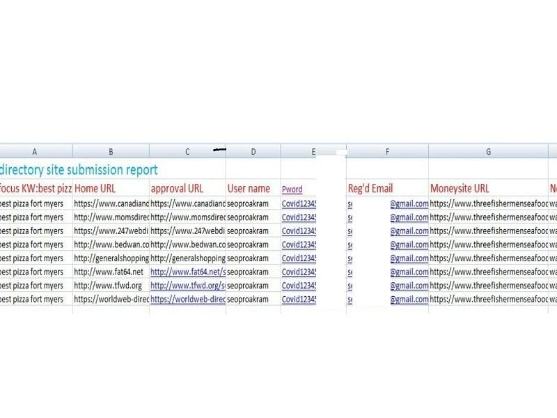 I will create high authority dofollow quality directory submission backlinks on high DA/PA sites 