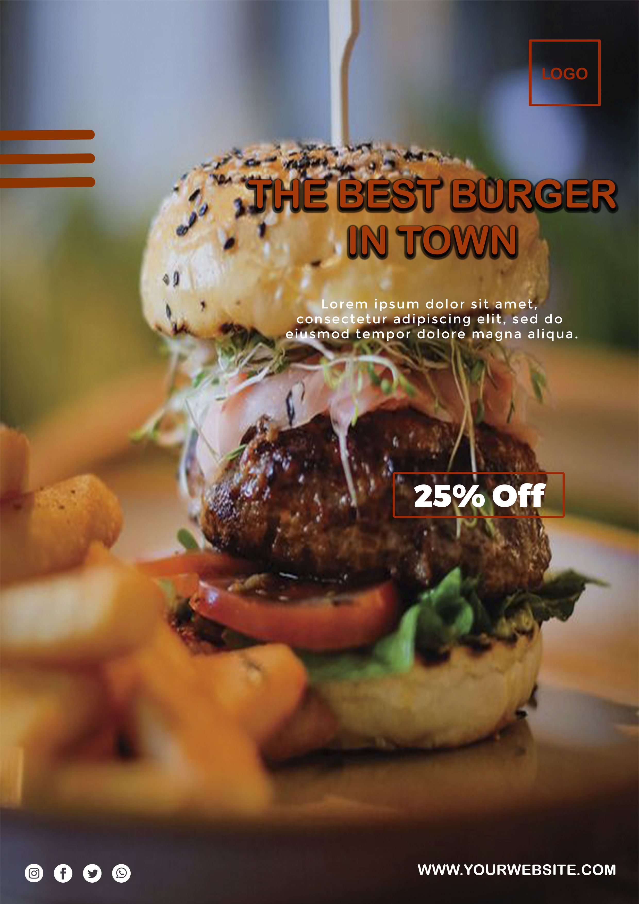 I will create a professional flyer, poster for your business