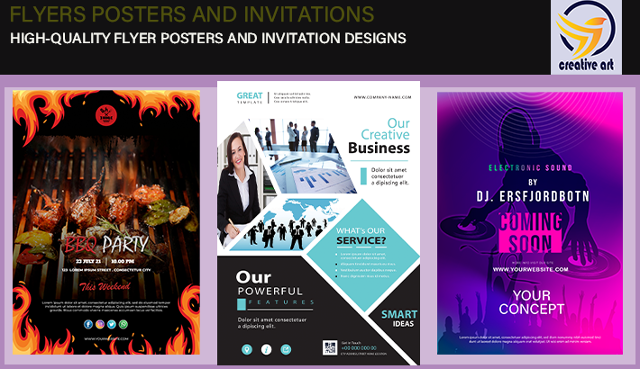 I will create a professional flyer, poster for your business