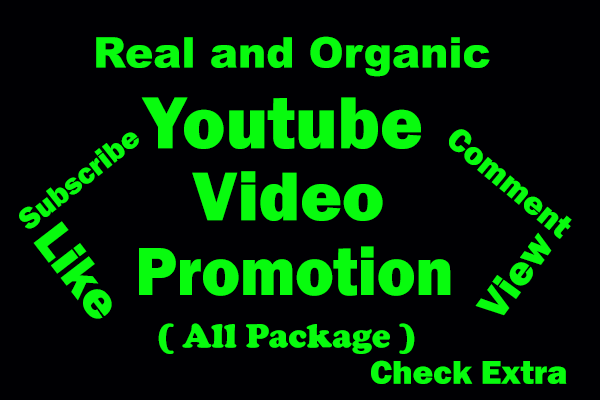 HQ All Package Safe & Secure YouTube Video Promotion and Social Media Marketing with Genuine Visitor