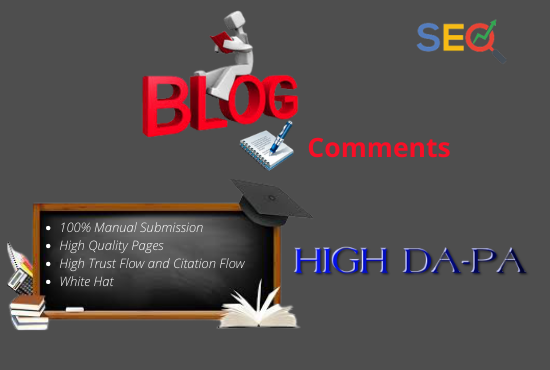 I Will Do 100+ High Authority Do-Follow Blog Comments Backlinks for Boost Your Business Website. 