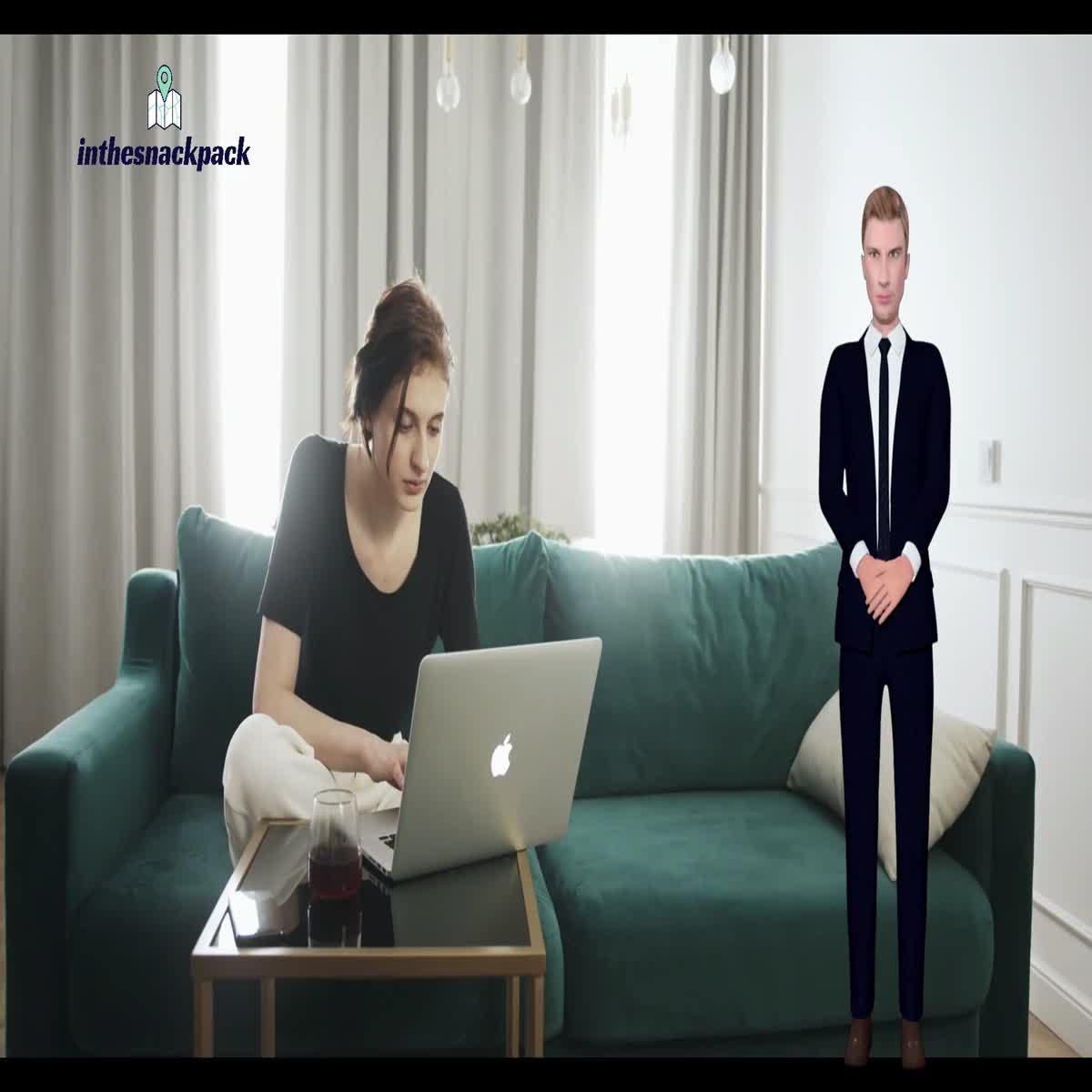 I will create your 1 minute explainer video with 3d avatar and text animations