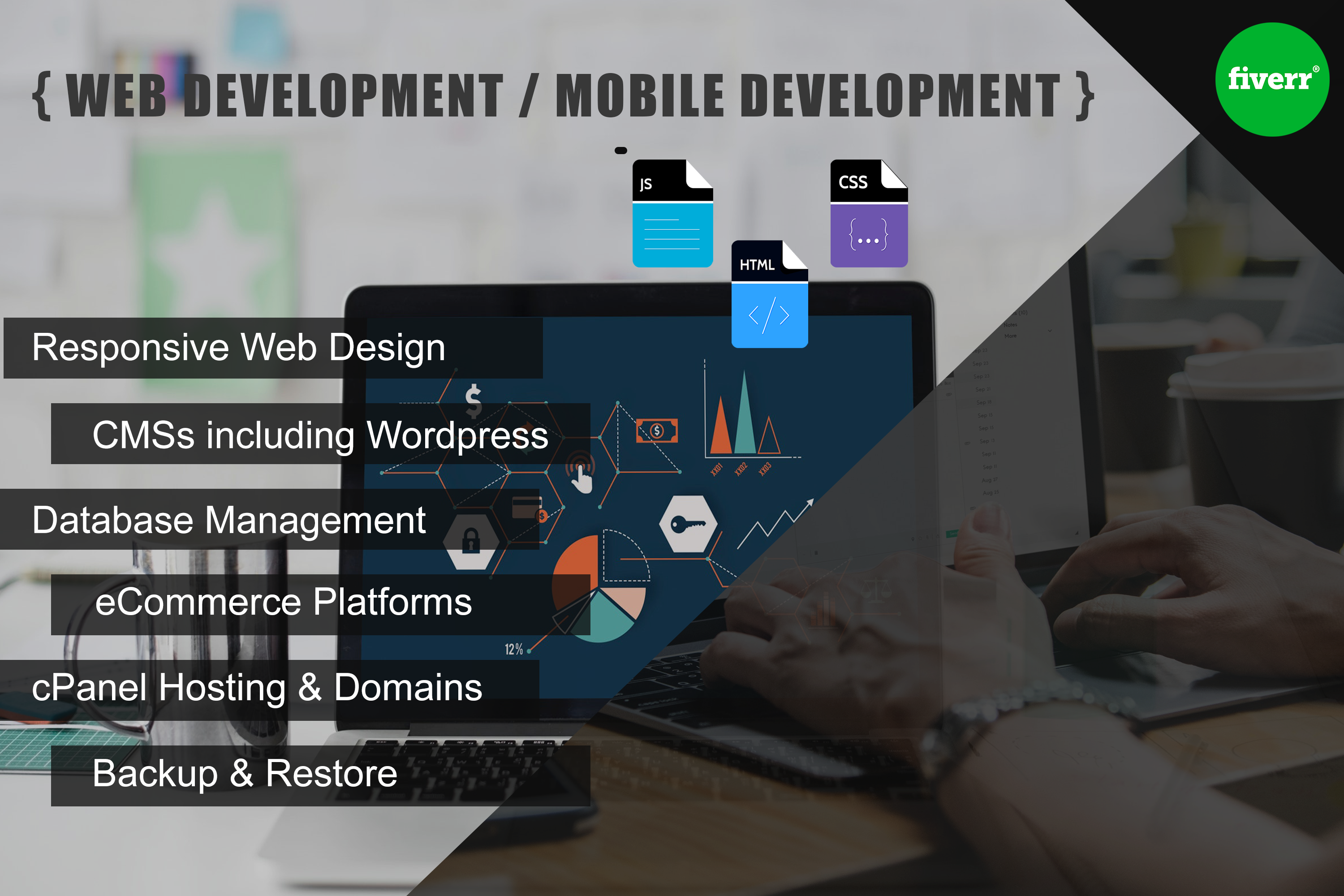 I will create professional creative websites and online stores