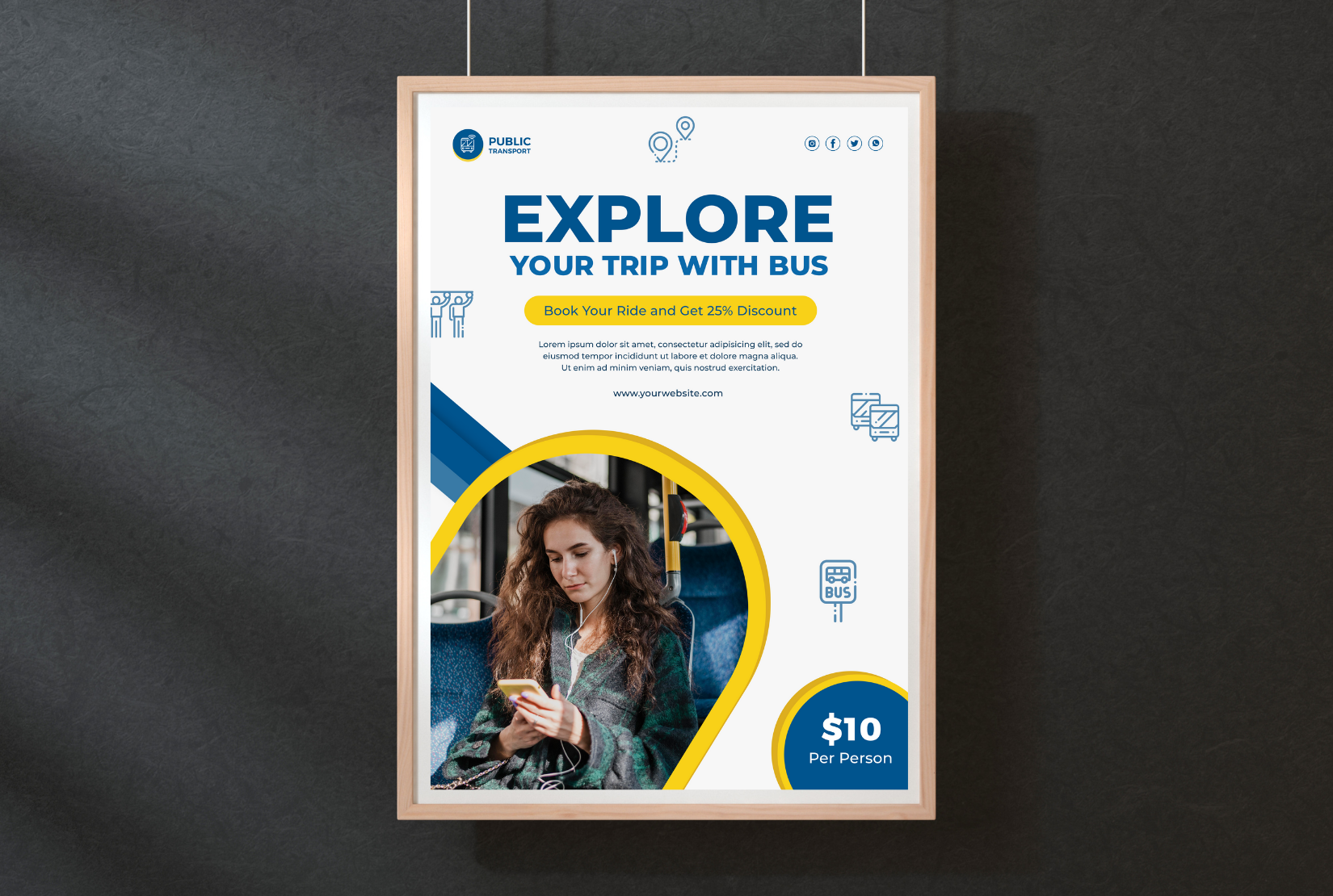 I will design a Professional flyer or poster