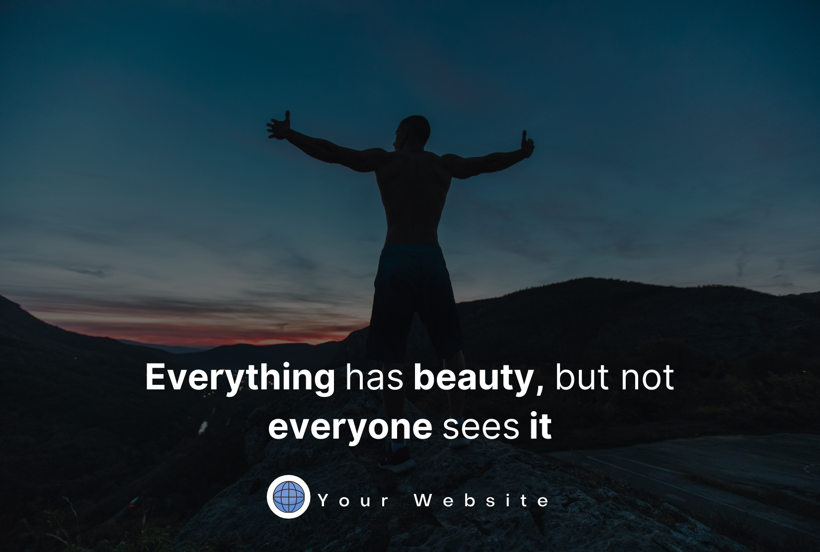 I will design 40 motivational or inspirational quotes