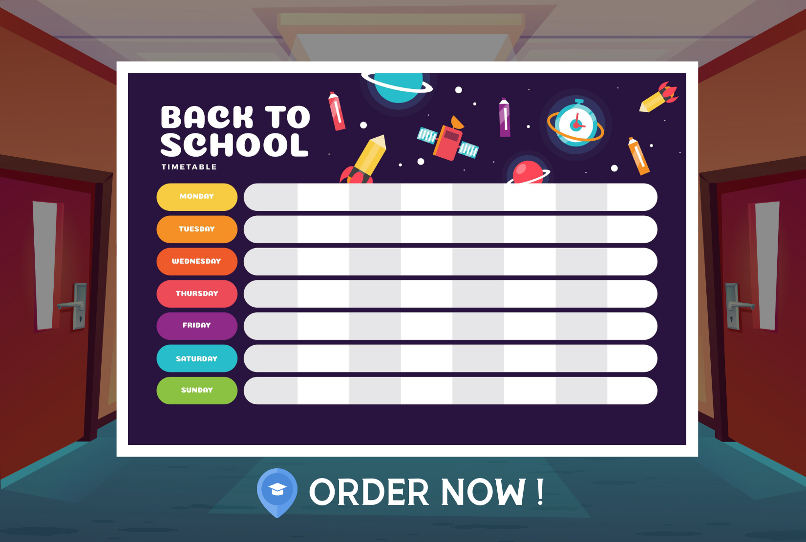 I will design attractive class shedule, lesson plans