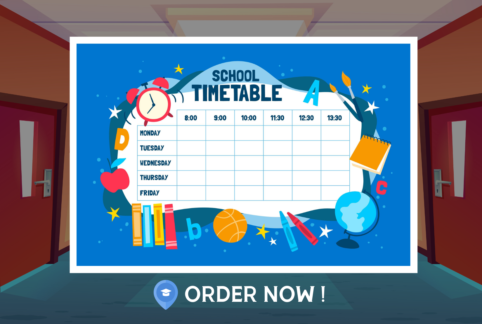 I will design attractive class shedule, lesson plans