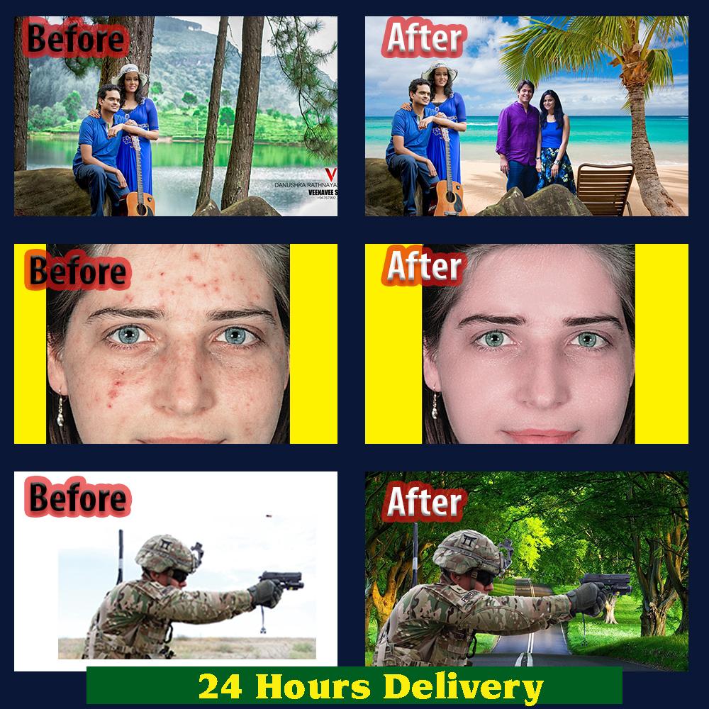 I will do background remove your photo professionally