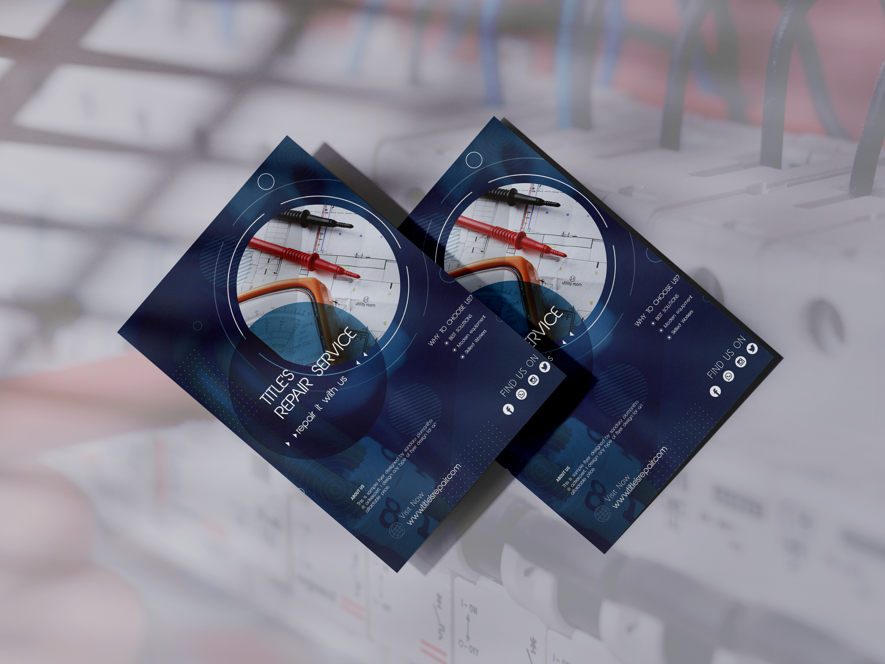 An creative awesome flyer design