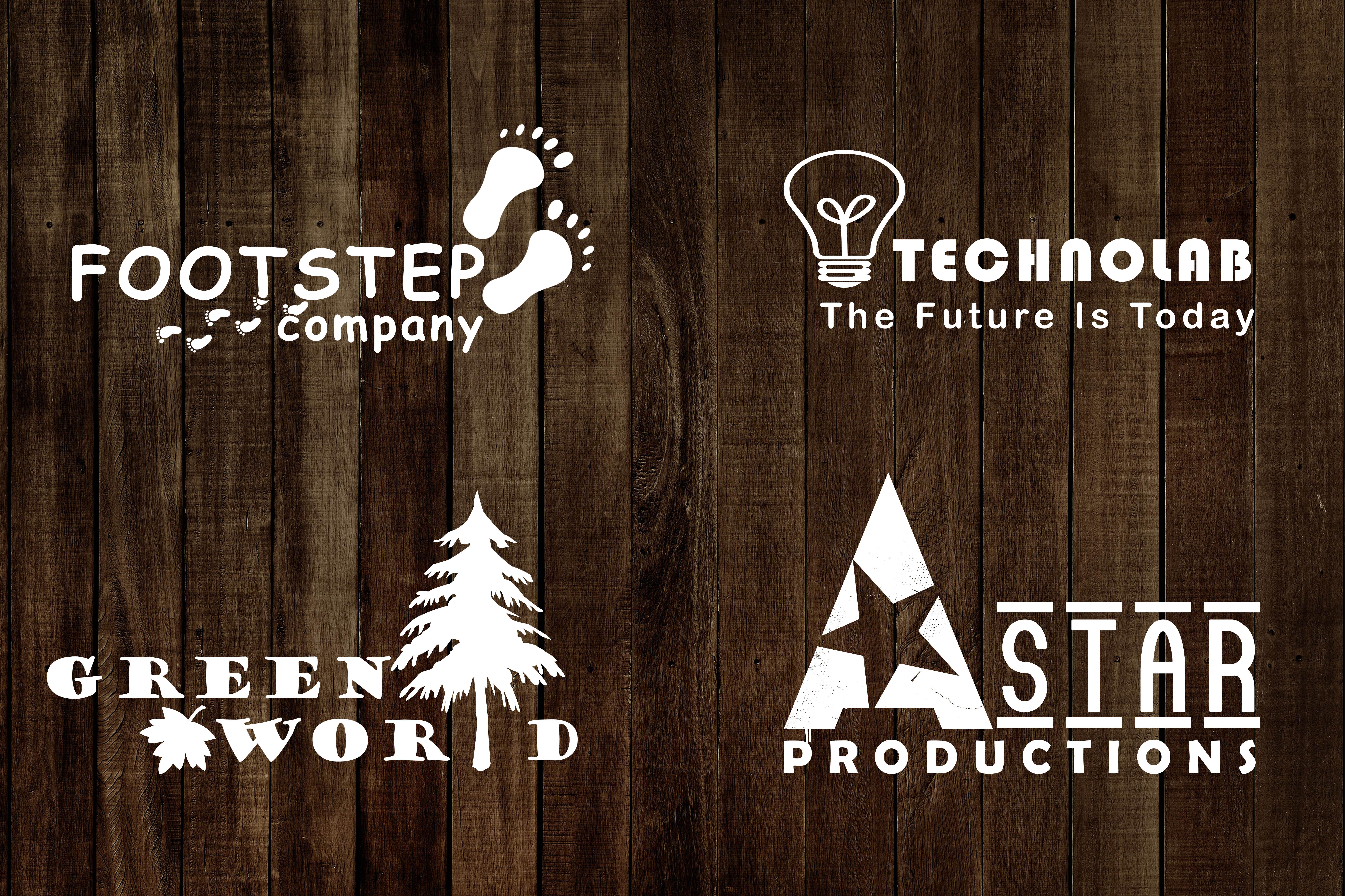 I will design modern amazing flat minimalist logo