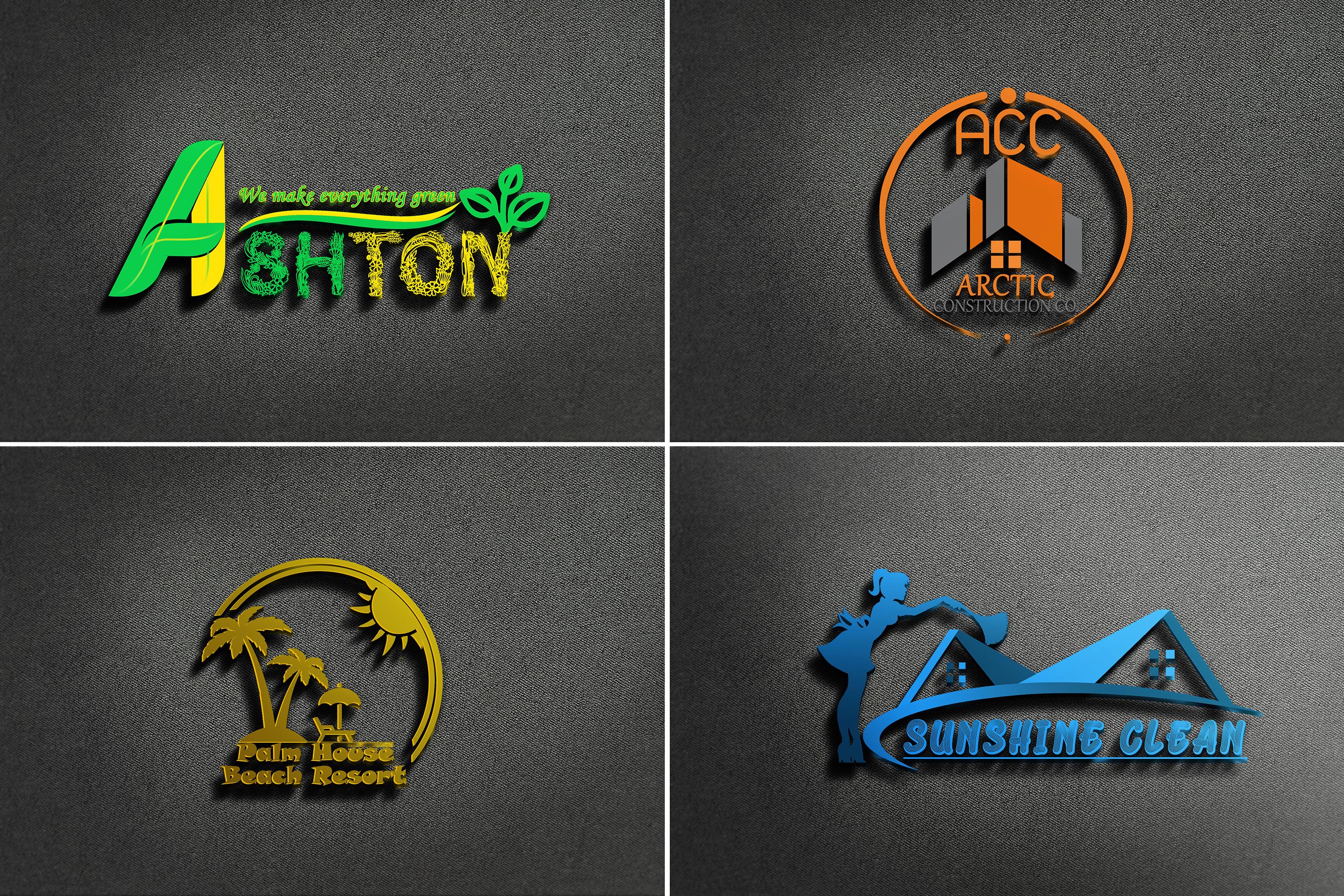 I will design creative 3d versatile logo designs