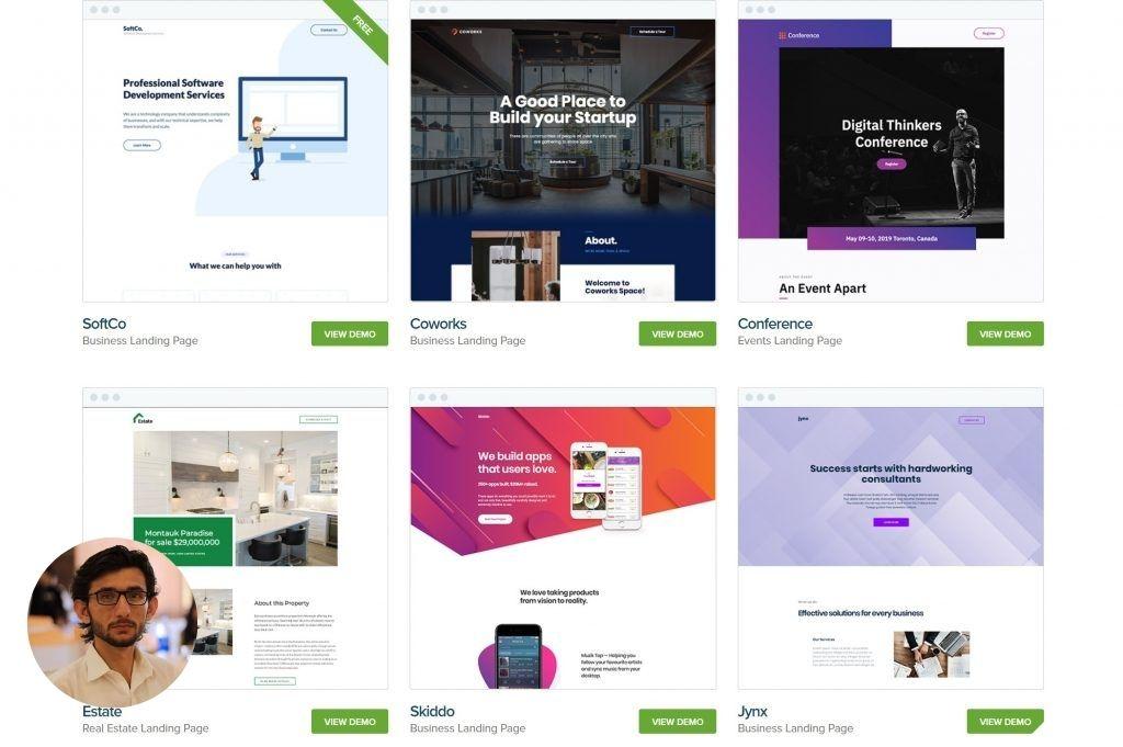 I will design a unique wordpress landing page with elementor pro