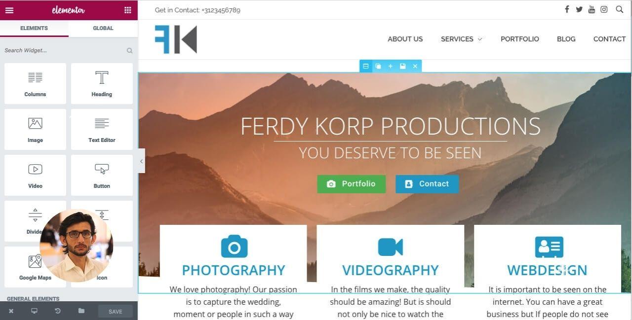 I will design a unique wordpress landing page with elementor pro